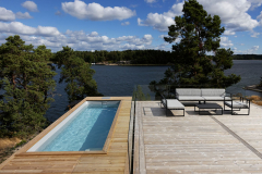 Piscina Waterair Nina com Banquette
